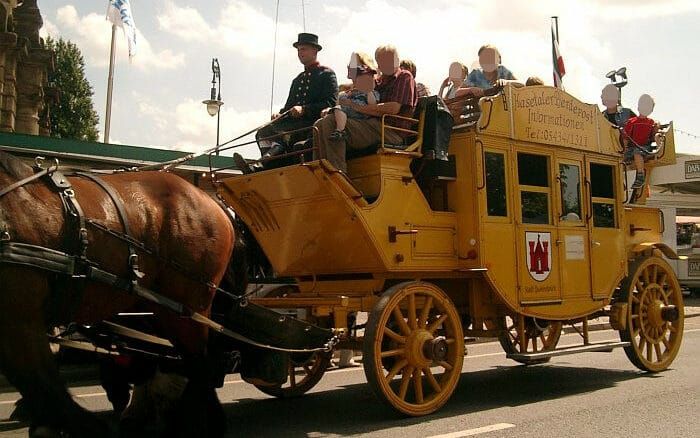 Historische Postkutsche
